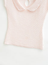 Luelle Eyelet Collar Knit