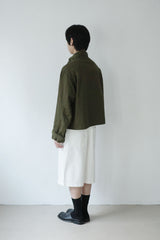 buckle neck field jacket