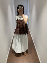 ホイップクリームバルーンスカート (3color)