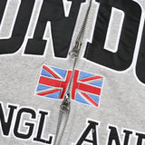 CV London embroidery hoodie zip-up (3C)