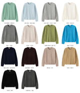 LMN パイレンメリノウールラウンドニットウェア (14 colors)