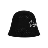 New Wave Varzar Punching Knit Bucket Hat Black
