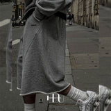 [HFORUS MADE] アーマーカットオフバミューダパンツ IN GREY