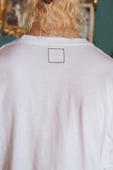 フレームロゴロングスリーブTシャツ / ホワイト