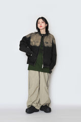 Gradation denim jacket