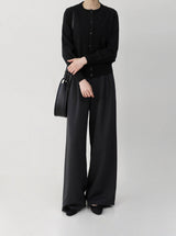Aver Layered Cardigan Knit