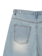 Split Bermuda Denim (3color)