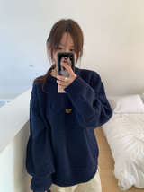クージールーズフィットウールジャガードニット（3c）
