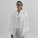 [MADE] Bester Loose Fit Striped Shirt