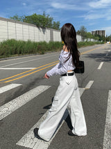 [Belt SET] タルムビッグポケットカーゴワイドパンツ