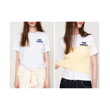 シルケットベーシックTシャツ (BLACK LOGO)