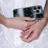 starry night silver epoxy case. black sky