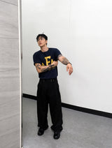 No.1313 レコードハーフTシャツ (3color)