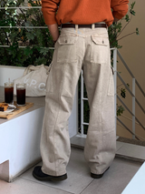 No-Mace Warmed Diagonal Pocket Cargo Pants