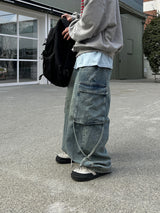 Reflector Strap Cargo Denim PT - 1C