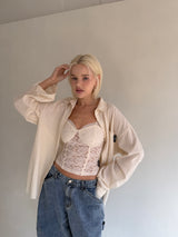 BOHEMIAN CUT-OFF SHIRT