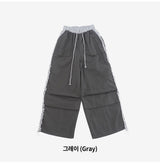 ミフネストリングピンタックラインパンツ