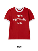 Heize Paris Ringer Short Sleeve Tee