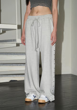 (4th reorder) stud twinkle jogger pt - grey