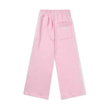 スモッグモチーフワイドストリングスウェットパンツ[Pink]