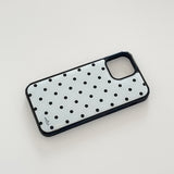 dot epoxy bumper case(white)