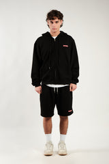 TEMPUS PATCH STANDARD HOOD ZIP-UP [BLACK]