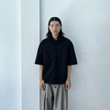 ブラック ライン ストラクチャー シャツ