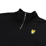 【KIZUKI NAO】Half zip sweat tops -  yellow