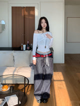 Atlas Non-fade Raw Denim Wide Pants
