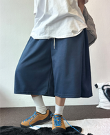 バックポケットサイドピンタックバルーンバミューダ 💙🤎🖤🩶💜6カラー