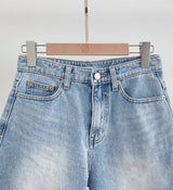 Slom Washing Denim Shorts