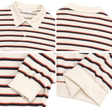 Pend Striped Collar Sweatshirt