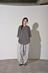 VINTAGE P. DYEING CUT-OUT 1/2 BOX TEE (Khaki)