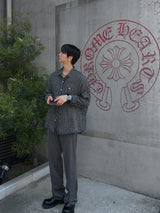 [ASCLO MADE] Tencel Indigo Washed Check Shirt