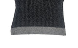 Mars Color Matching Double Button V-Neck Knit