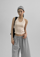 [MADE] Koki Dot Holter Sleeveless