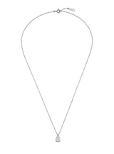 26SS★エッセンス 14K（W）ラボダイヤモンド ペア ペンダント ネックレス 1.0CT