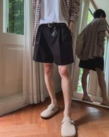 デュエルサマーピンタックハーフスラックス