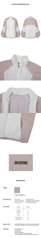 LAURA WINDBREAKER pink