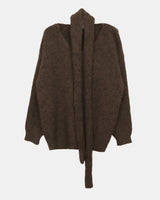 Dori Muffler Loose V-Neck Knit