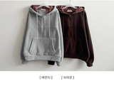 Bay Check Anorak Fleece Semi-Zip Up Hoodie