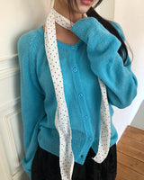 Luan Basic Round Knit Cardigan