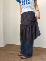 Glass Dot Frill Skirt (2color)