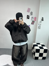 リベットスナップバルーンデニム🩵🤎🖤 - 3カラーズ, 2サイズ