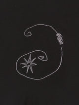 ニードルワークロングスリーブT (BLACK)