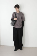 pocket hobo leather bag