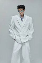 Waffle Textured Pearl Blazer