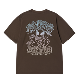 25SS GRADATION ALIEN SHORT SLEEVE T-SHIRT DARK BROWN