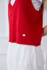 EVENING TALE KNIT TOP