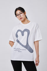 U99 ラバーTシャツ White(gray)
